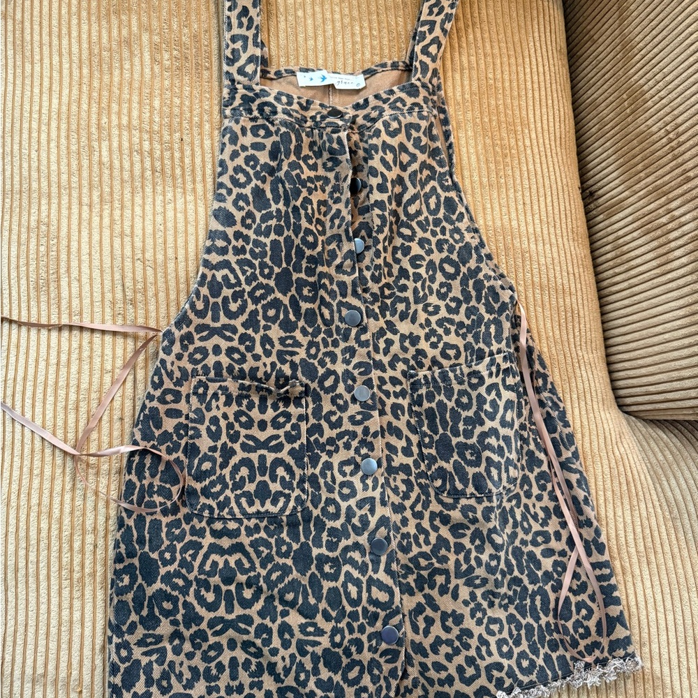 Boutique Brown Leopard Print Dress